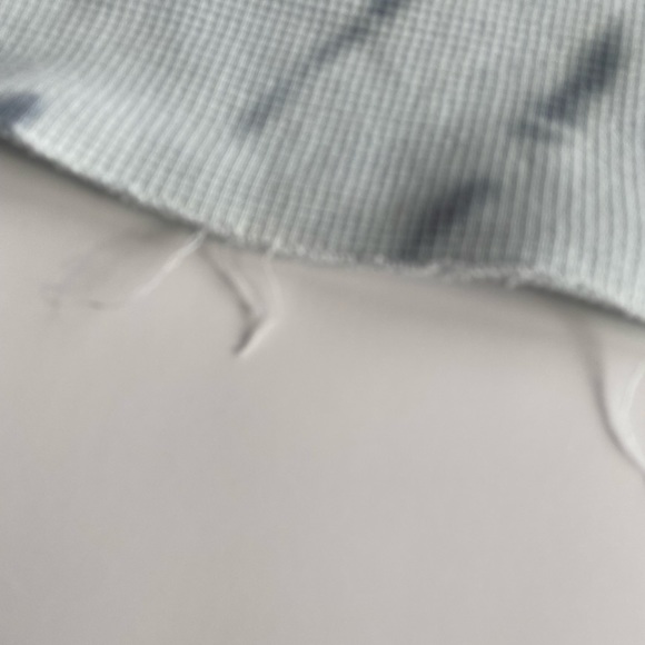 CHNGE Marble Tie Dye Logo Ribbed Crop Tank Top Unisex Size Medium - Picture 6 of 7